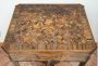 Antique Napoleon III work table inlaid with precious exotic woods