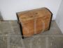 Vintage fir wood trunk, 1950s