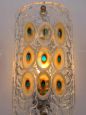 Murano glass applique wall lamp attributed to Mazzega