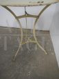 White iron garden table from the 1940s