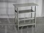 Small iron console bookcase from the 70s