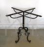 Vintage wrought iron and glass coffee table, 1970s