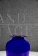 Barovier and Toso vase in electric blue Murano glass, 1980