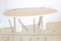 Eros console by Angelo Mangiarotti for Skipper in travertine marble