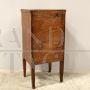 Antique bedside table from the Directoire period in walnut, Italy 18th century