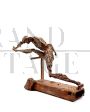 Giovanni Naglia - Bronze sculpture with a figure in dynamic movement