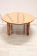 Oval coffee table by Cassina, 1980s