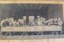 Antique print of the Last Supper by Leonardo Da Vinci, Italy 1800