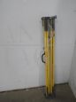 Yellow 80's yard metric rod