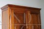 Antique walnut wardrobe or pantry cabinet from the late 18th century