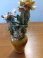 Capodimonte ceramic flower vase