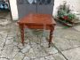 19th century extendable table with turned legs