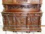 Large antique renaissance style 2-bodied cupboard
