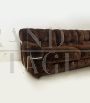 Wopps sofa couch by Ernesto Radaelli in brown velvet, 1970s  