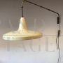 Italian manufacture vintage wall lamp with 3 extensions