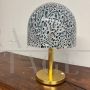 Vistosi table lamp in brass and Murano glass with murrine, 1970s
