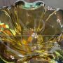 1970s Sommerso yellow Murano glass centerpiece