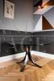 Table by Osvaldo Borsani and Eugenio Gerli for Tecno with glass top