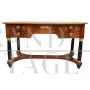 Elegant mahogany desk in the Empire style, early 1900s