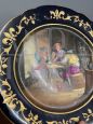 Set of 8 18th century Sèvres ceramic plates with scenes and characters