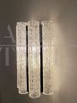 Splendid single wall lamp with Murano glass tubes, 1970s