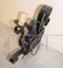 Set of five vintage wrought iron wall lights