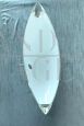 Barovier & Toso ogival wall light in white Murano glass
