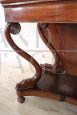 Antique Charles X console in walnut, first half of the 19th century
