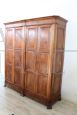 Majestic 19th century solid walnut wardrobe