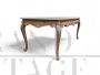 Classic French style carved walnut living room table
