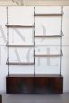 Italian design wall bookcase from the 60s