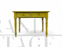 Rustic 1940s table in yellow paint