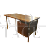 70's desk in rosewood and metal
