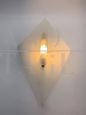 Pair of Sforzin design glass wall lamps