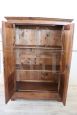 Small antique poplar wardrobe from the 19th century