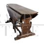 Antique drop-leaf table from Italy, early 17th century