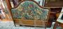 Vintage Provasi 60s headboard, padded and with floral print
