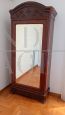 Vintage single door wardrobe with mirror