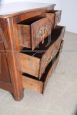 Antique Louis XVI chest of drawers from the 18th century with bronze handles