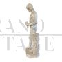 Sculpture of a Greek hero in white marble, Italy 20th century