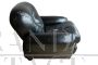 Pair of Sapporo armchairs by Mobil Girgi in black skai leather