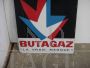 Butagaz double-sided advertising sign, 1970s