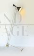 Vintage Stilnovo-style counterweight floor lamp, Italy 1970s