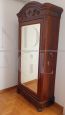 Vintage single door wardrobe with mirror