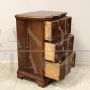 Small antique Venetian dresser from the Louis XV period in walnut, Italy 18th century