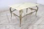 Bronze coffee table with onyx top, 1970s