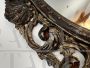 Large vintage Florentine wooden mirror