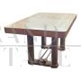 Art Deco walnut table, Italy 1930s