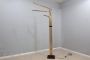 Articulated floor lamp by Goffredo Reggiani in brass, 1970s