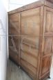 Majestic 19th century solid walnut wardrobe